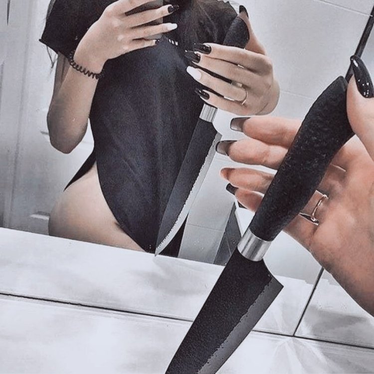 Keeping with a knife