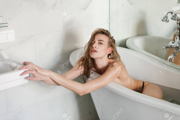 Girls are washed in the bathroom