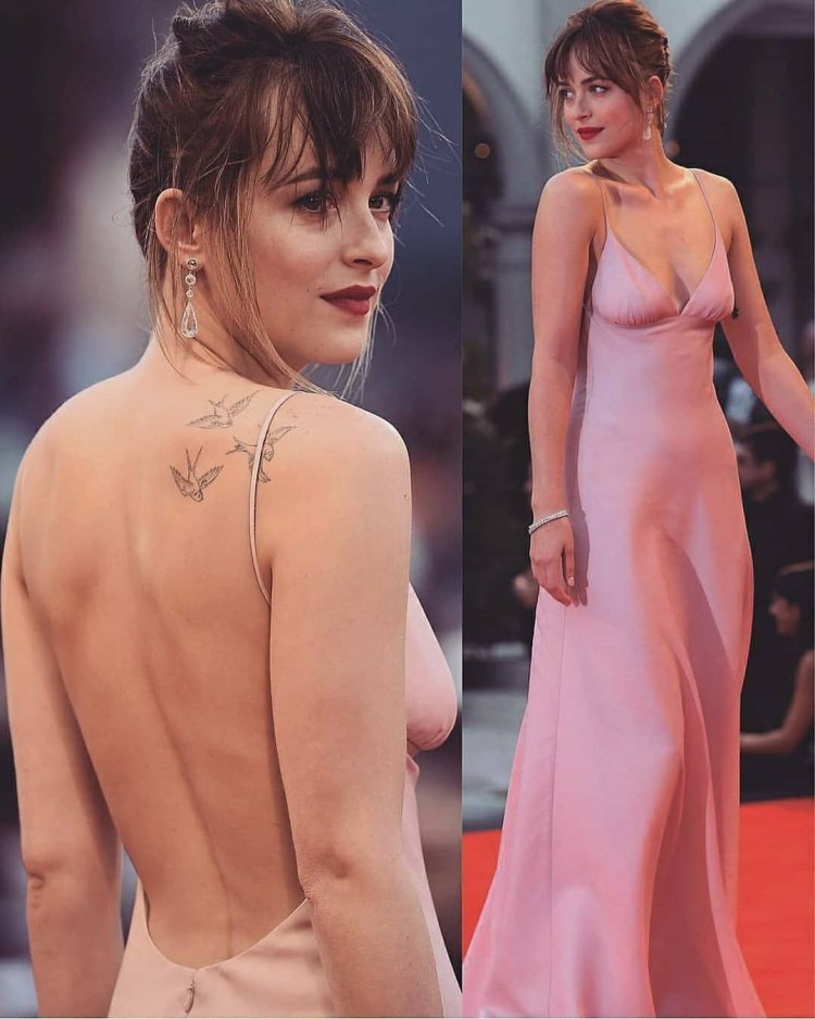 Dakota Johnson chest