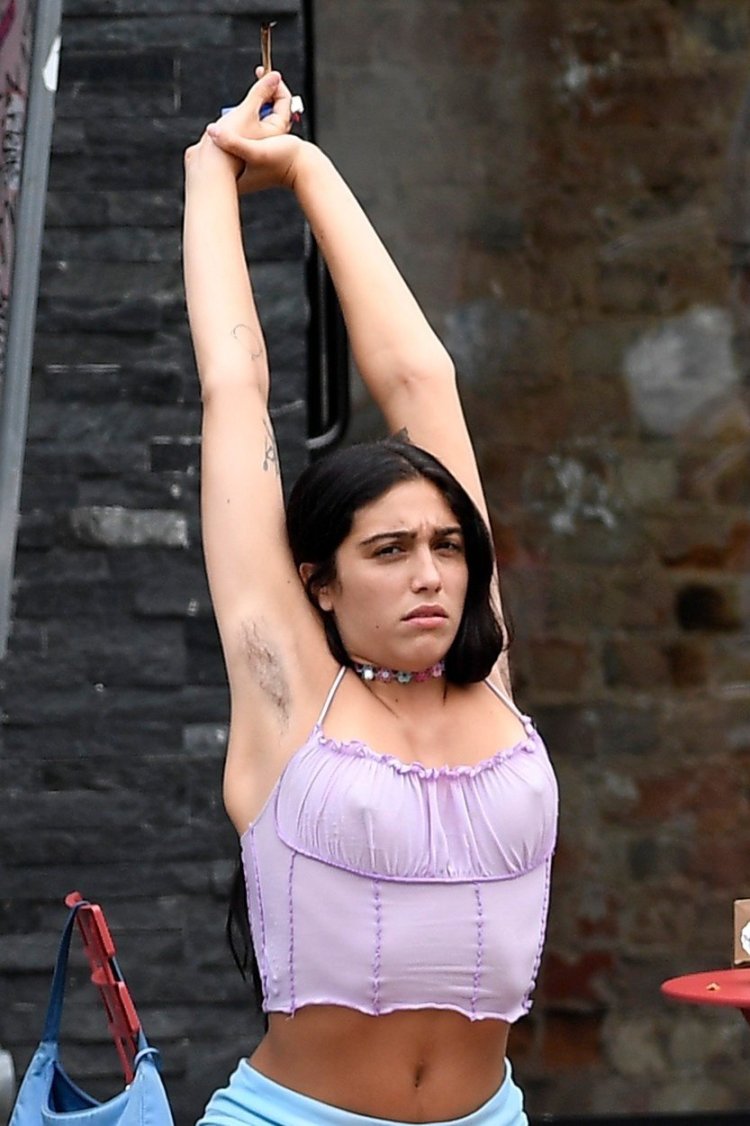 Daughter of Madonna Lourdes armpits