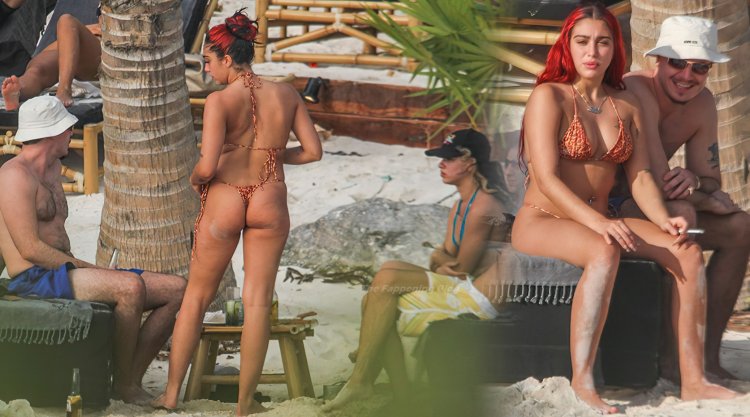 Lourdes Leon in Bikini at a Beach in Tulum 01/31/2021