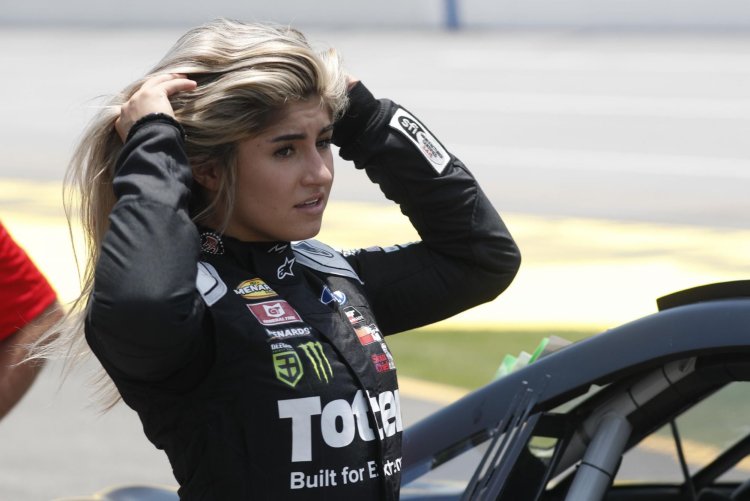 Hailie Deegan Crash
