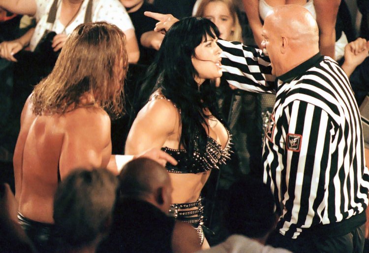 WWE CHYNA Low Blow