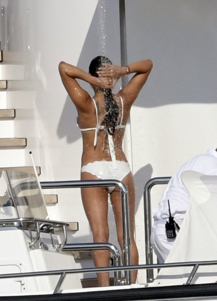 Michel Rodriguez on a yacht