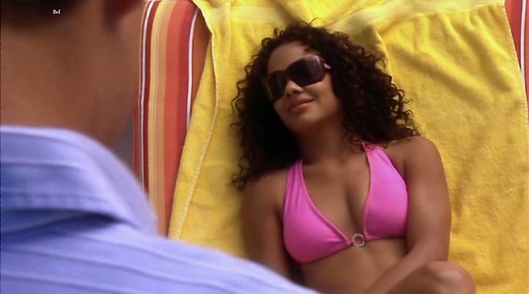 Tessa Thompson in underwear