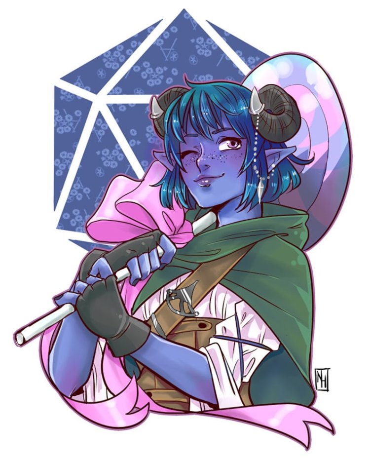 Jester Critical Role Original Art