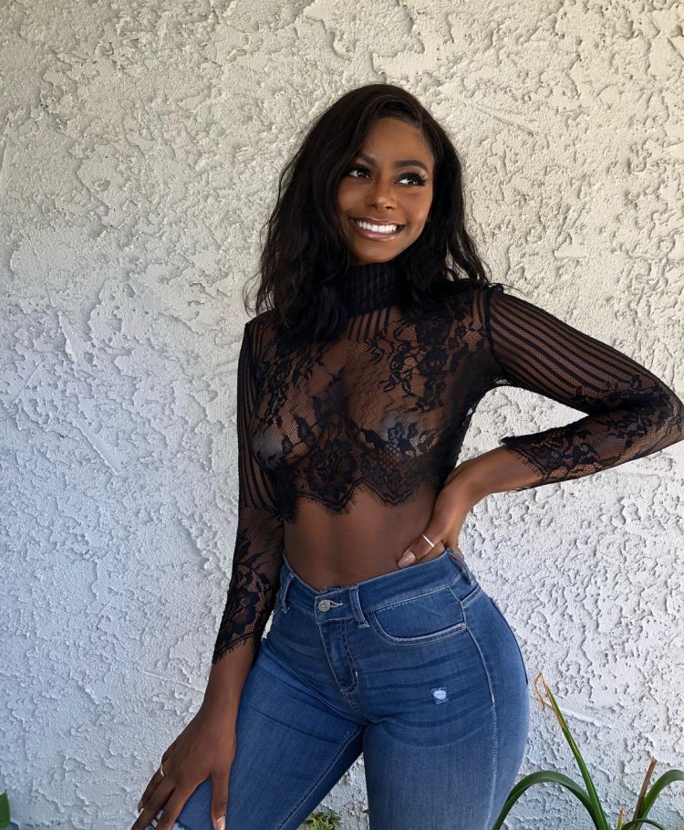 Beautiful black woman