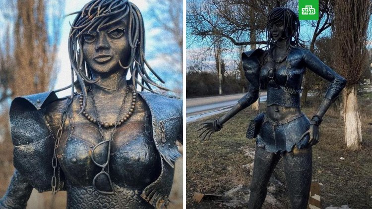 Olechka sculpture Belgorod region