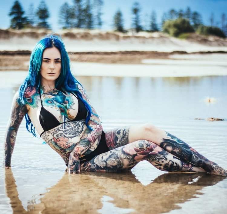 Sarah Gray is the most tattooed doctor in the world