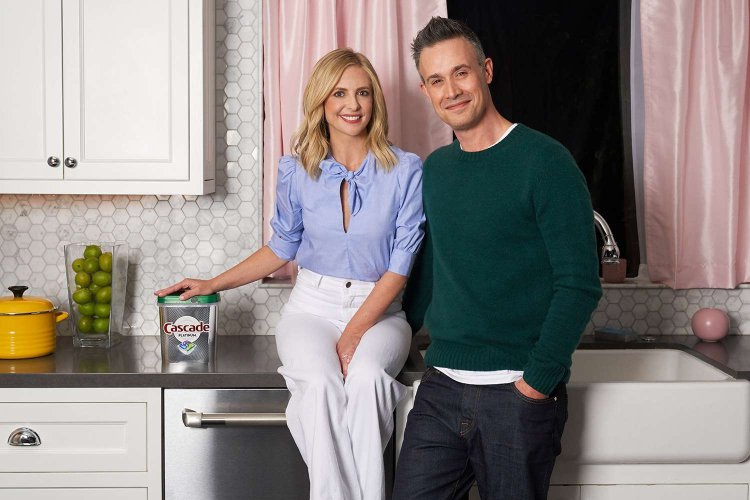 Freddy Prince and Sarah Michelle Gellar 2020