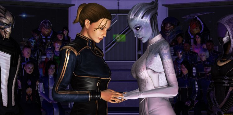 Jane Shepard turned into Azari