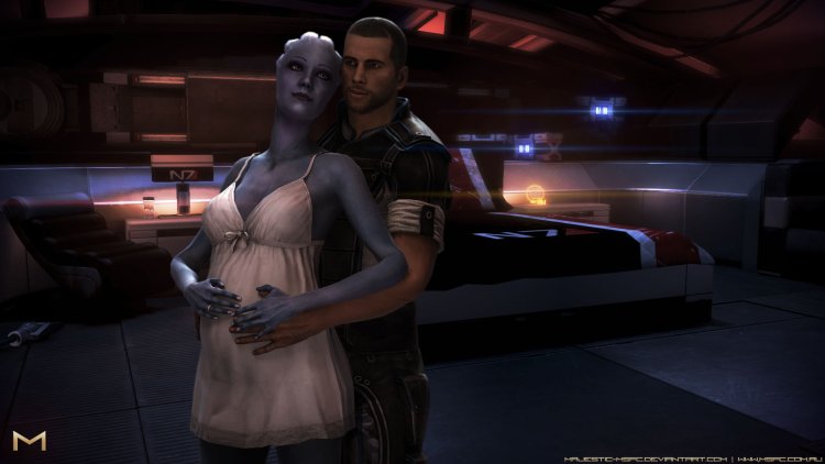 Mass effect 3 liara and Shepard