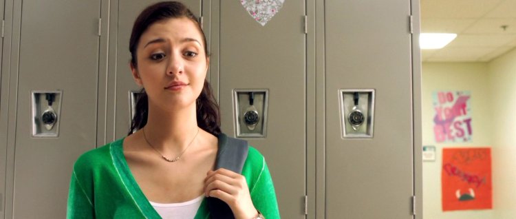 Katie Findley in a swimsuit