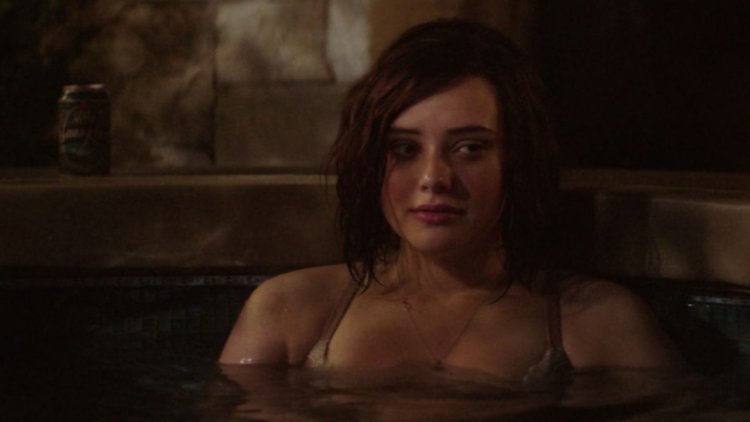 Katherine Langford in Jacuzzi
