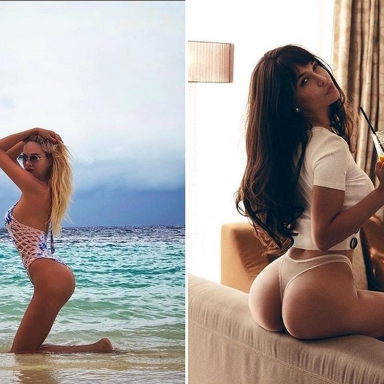 Seductive forms of girls Bimbo