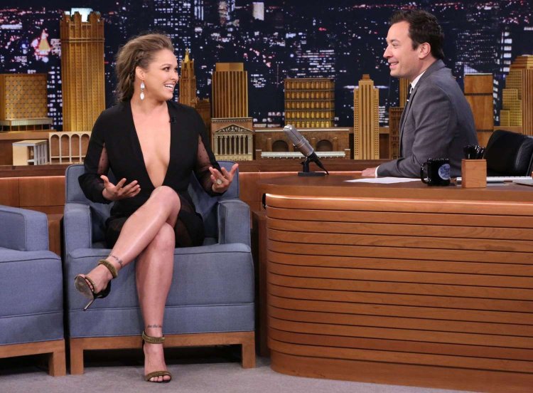 Ronda Rosei on the show Jimmy Fallon