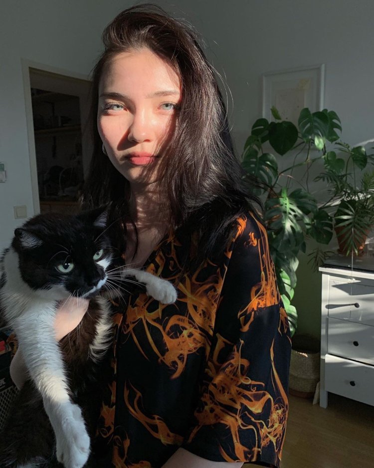 AYA_SHALKAR in a swimsuit