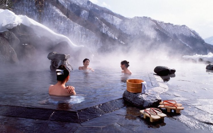 Hot sources onsen Japan