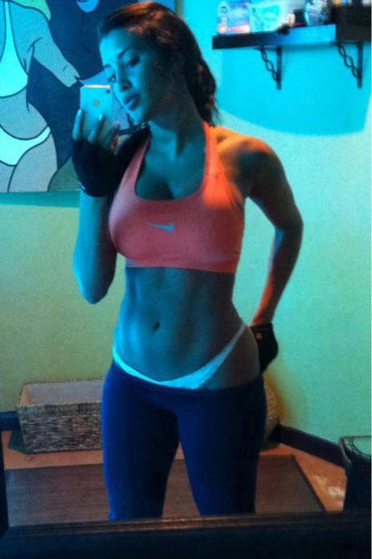 Fitness girl from a lost phone