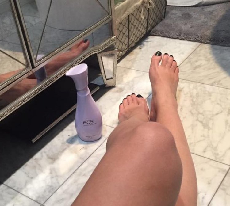 The feet of Ashley Madison