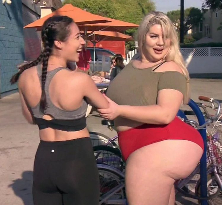 Natasha Crown of the buttocks