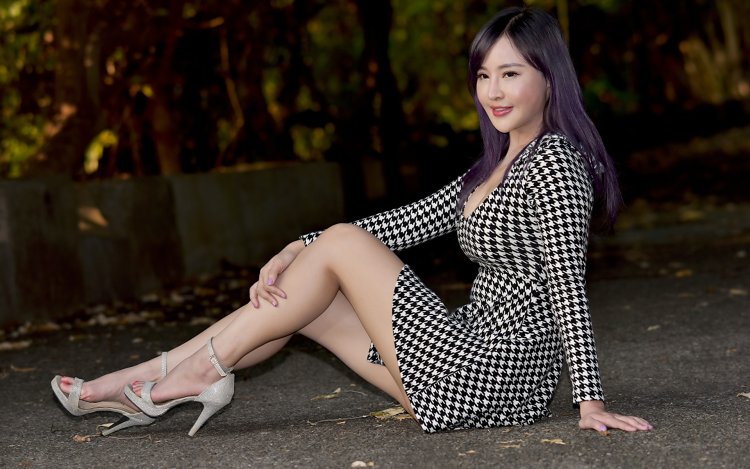 Asians in the sandals