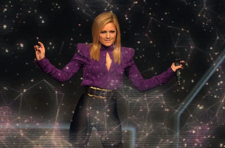 Helen Fisher in a swimsuit