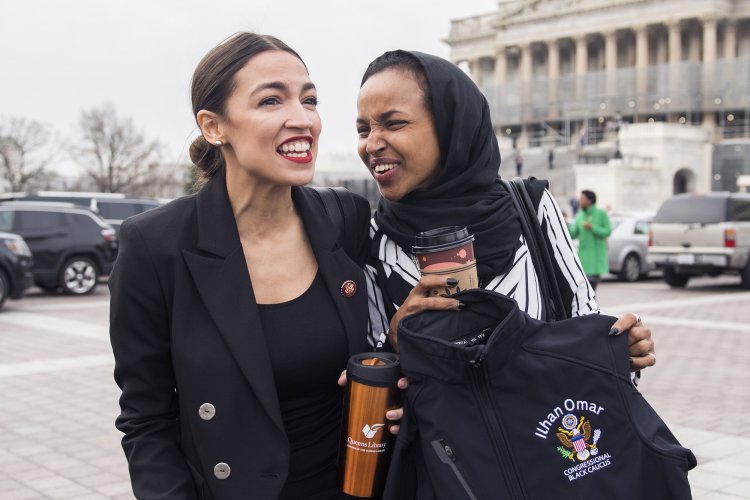 Alexandria Ocasio-Cortez and Ilhan Omar