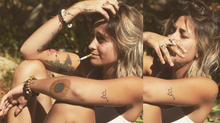 Paris jackson hairy armpits
