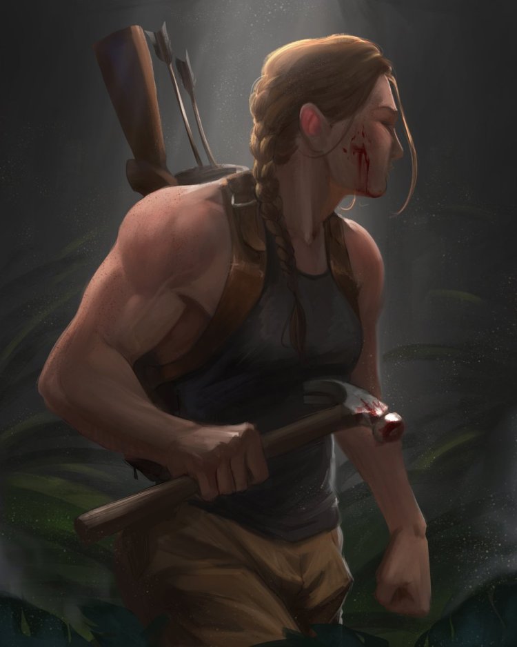 Ellie Williams on Beach