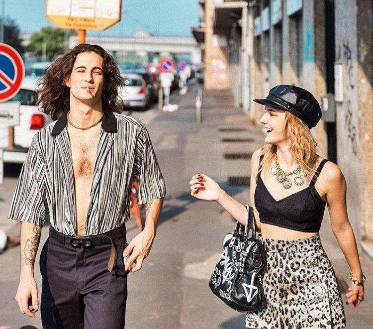 Victoria de Angelis and Ethan Torkio