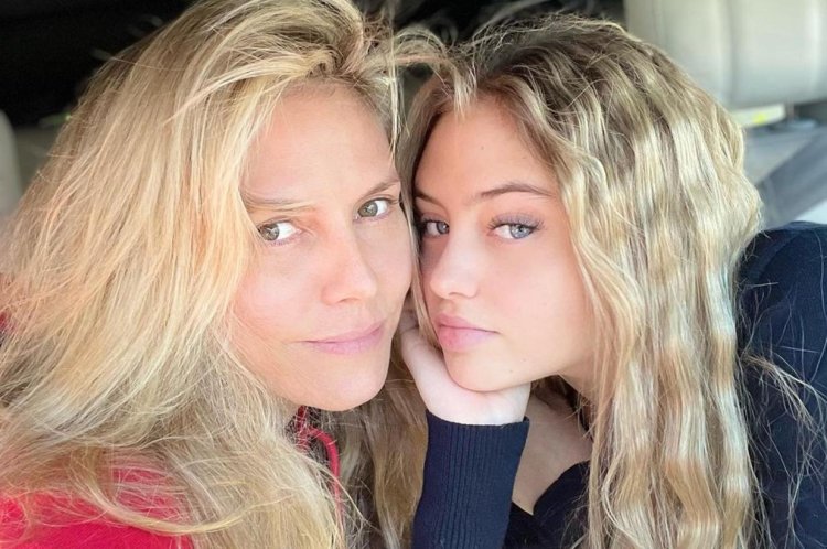 Heidi Klum then and now