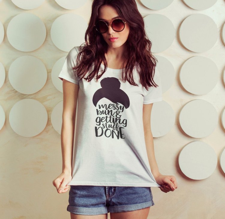 T -shirts for a photo shoot