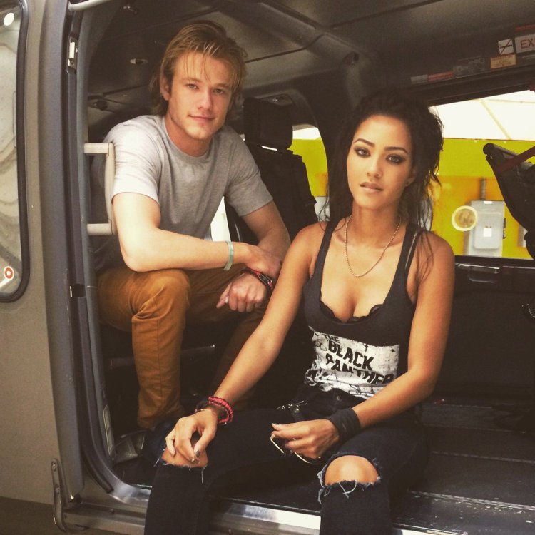 Tristin Mayice and Lucas Till