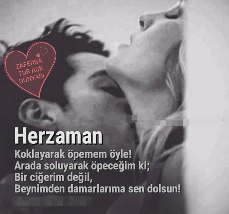 Tender kiss in the neck