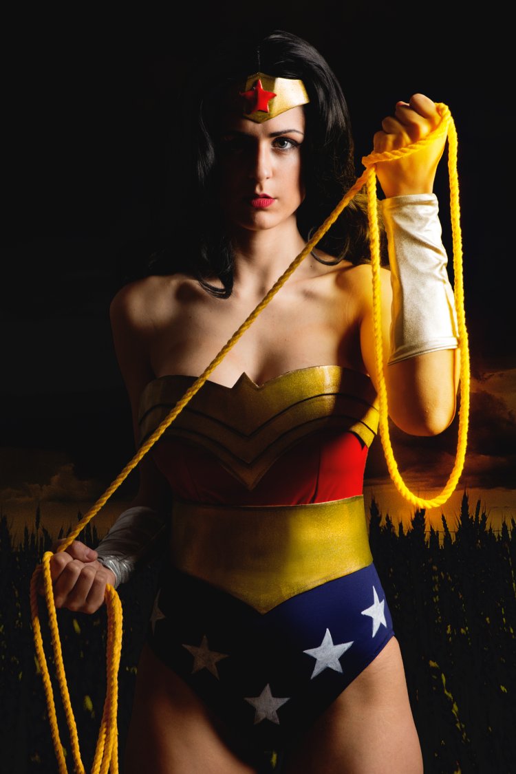 Naked tied miracle woman