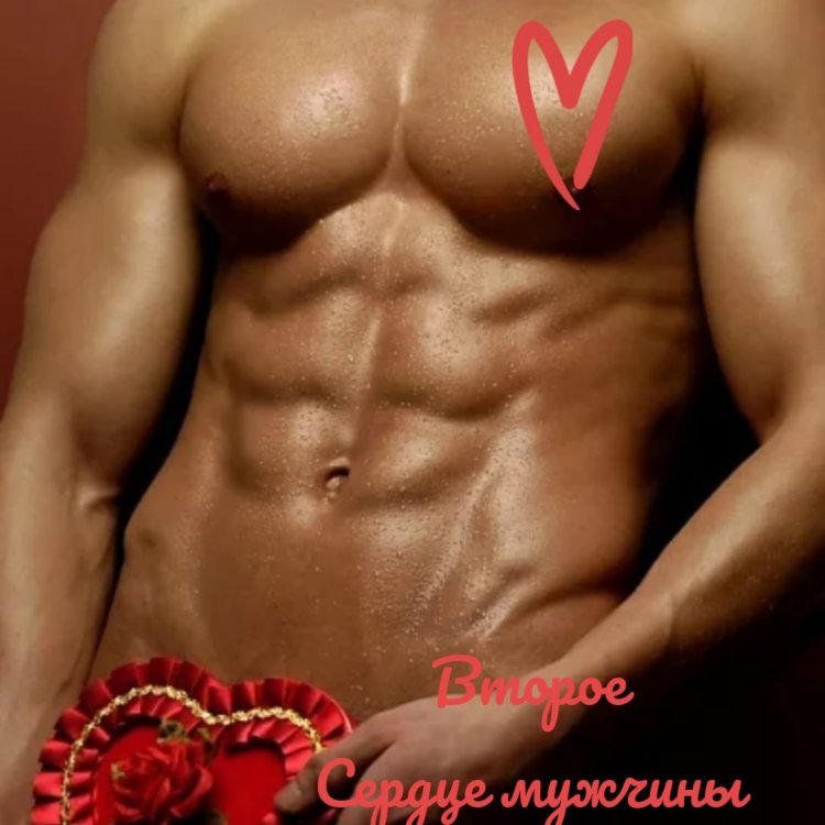 Male torso with flowers