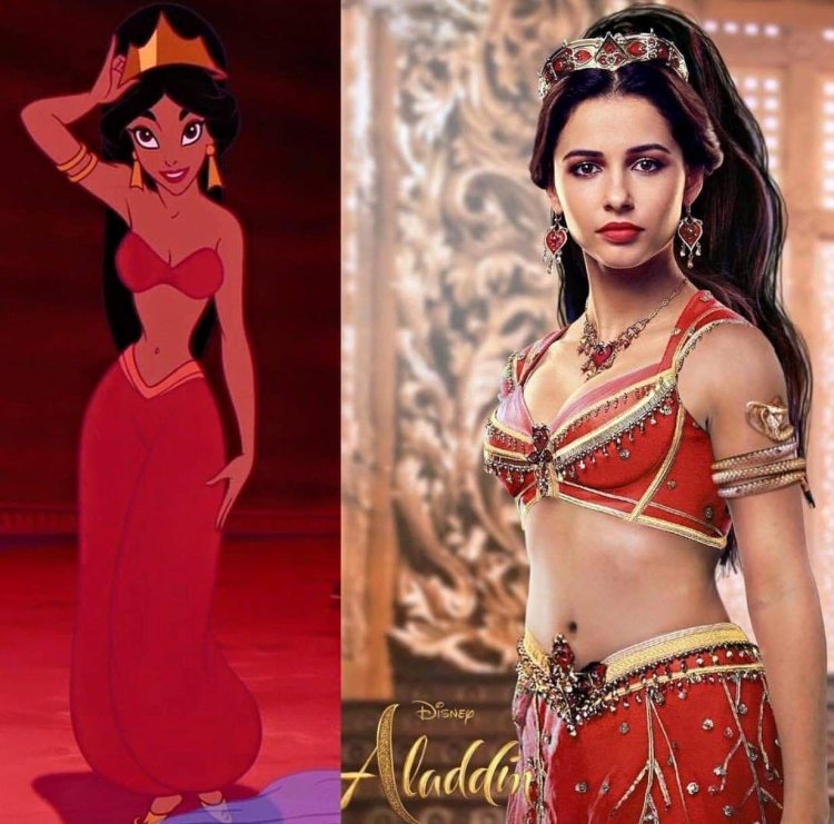Naomi Scott Aladdin outfits