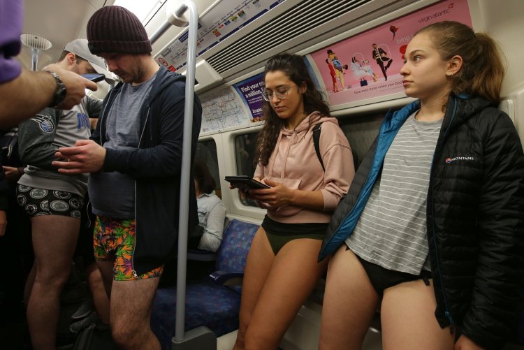 No Pants Subway Ride Moscow