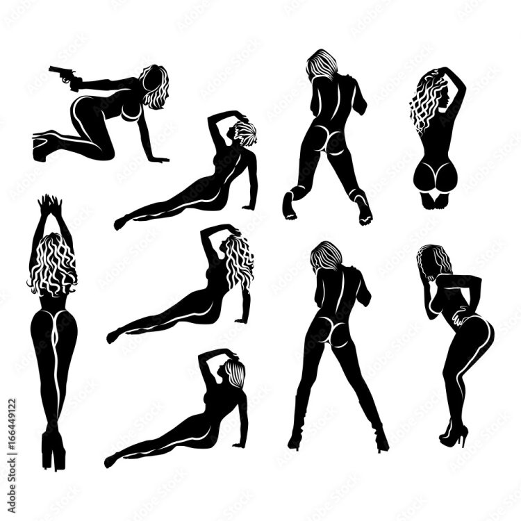 Calling female poses