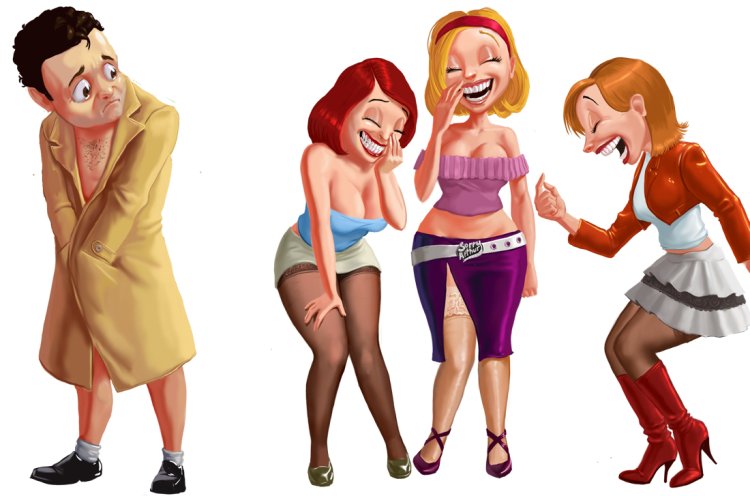 Girlfriends caricature