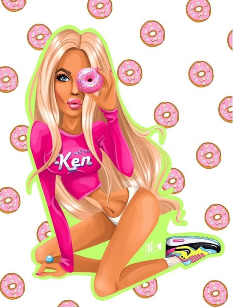 Art for girls Barbie