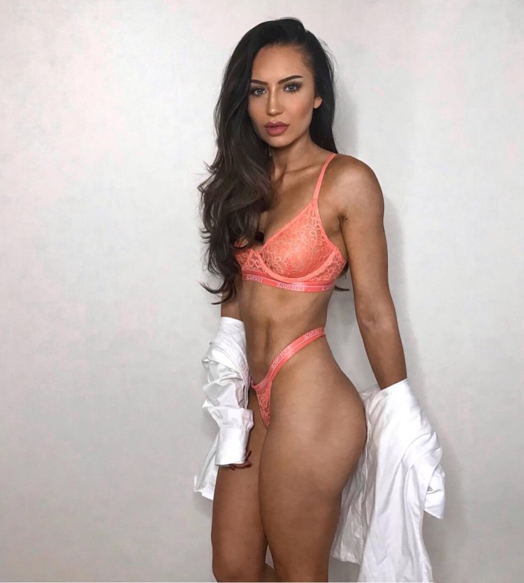 Sanna Marin in a swimsuit