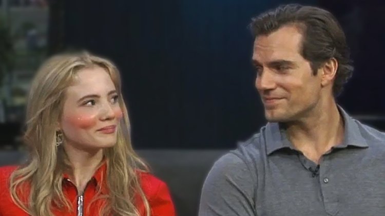 Freya Allan and Henry Cavill
