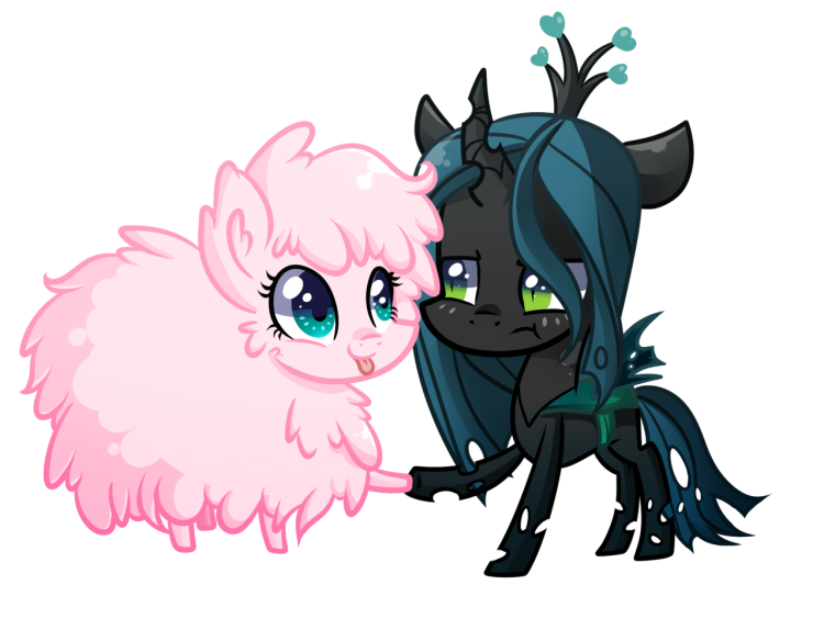 Mlp fluffy Puff and crisalis