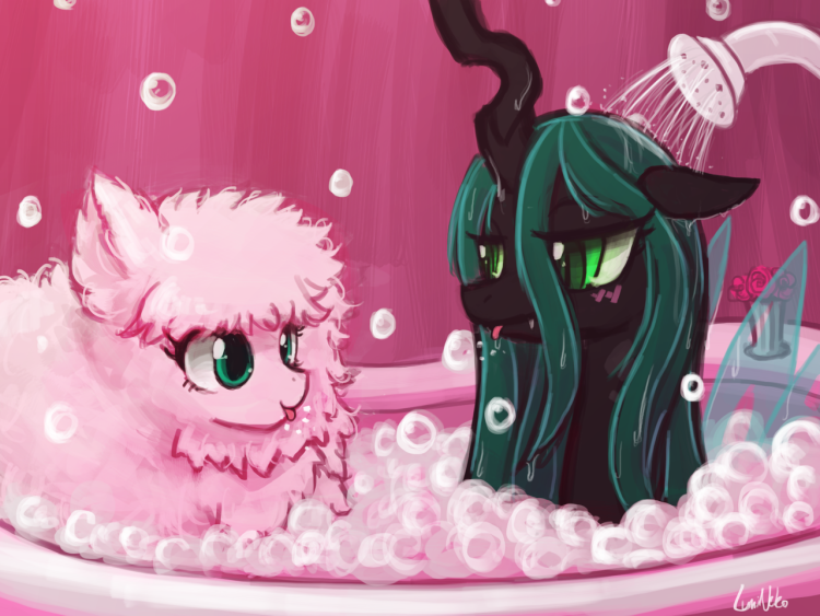 Fluffle Puff and Crisalis