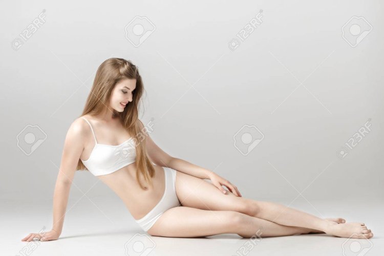 The body in white sits