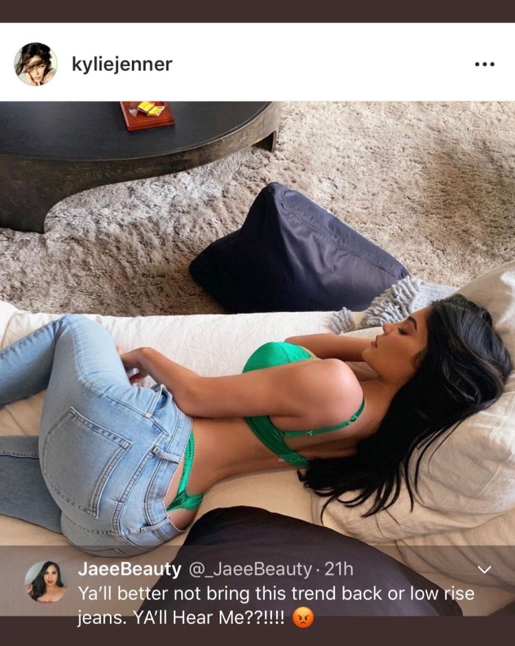 Kylie Jenner in thongs