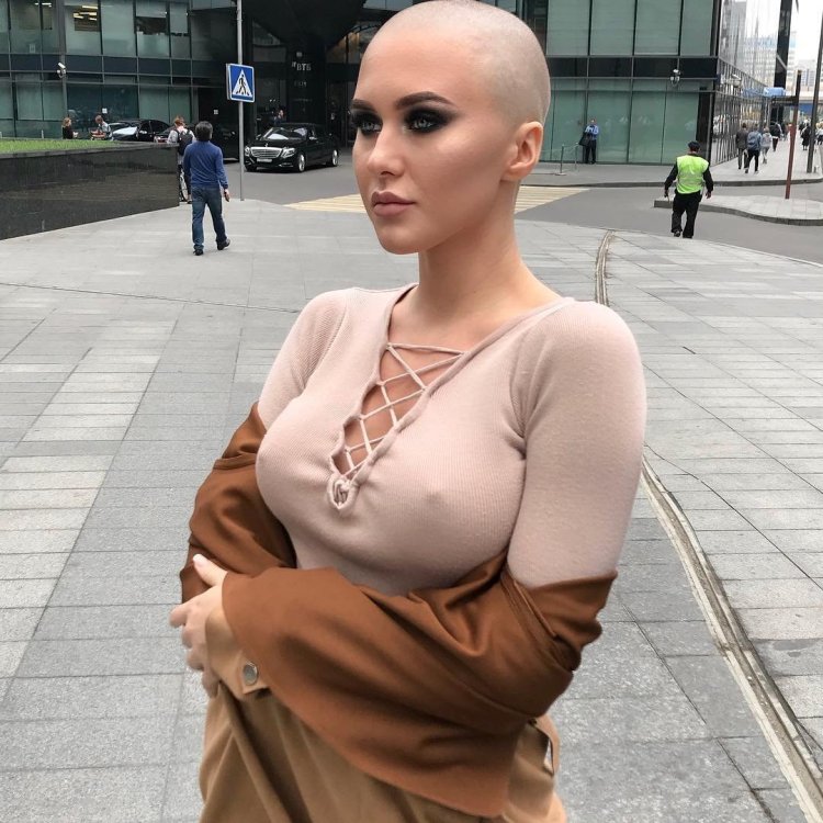Bald girls with big breasts