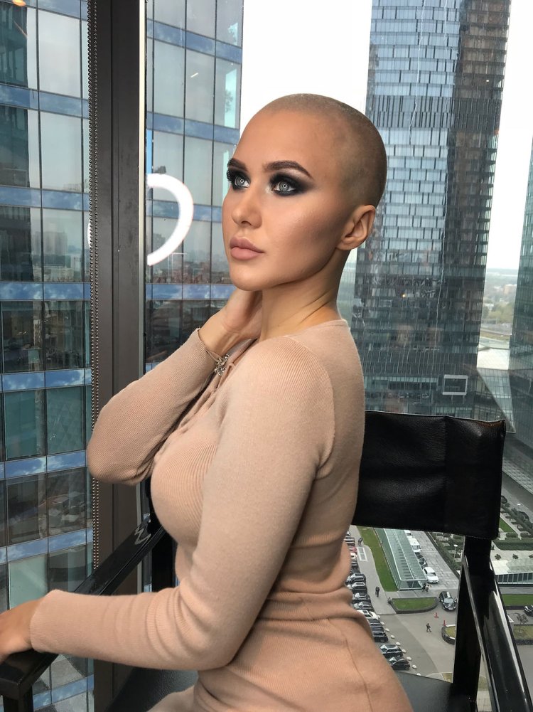 Bald busty girls
